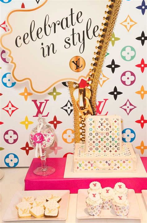 louis vuitton themed birthday party|louis vuitton party supply.